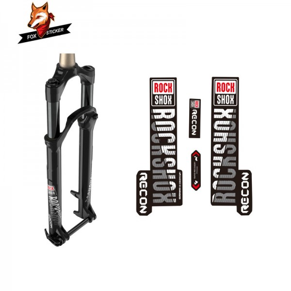 Mountain Bicycle Fork Decal Stickers for rock shox recon